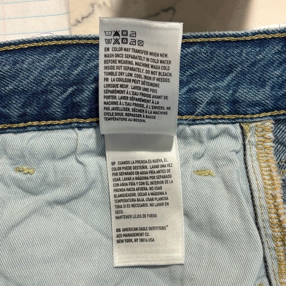 AMERICAN EAGLE The Jeans Redesign Sz 18 Mom High Rise Medium Ankle Jeans NEW - Picture 14 of 14